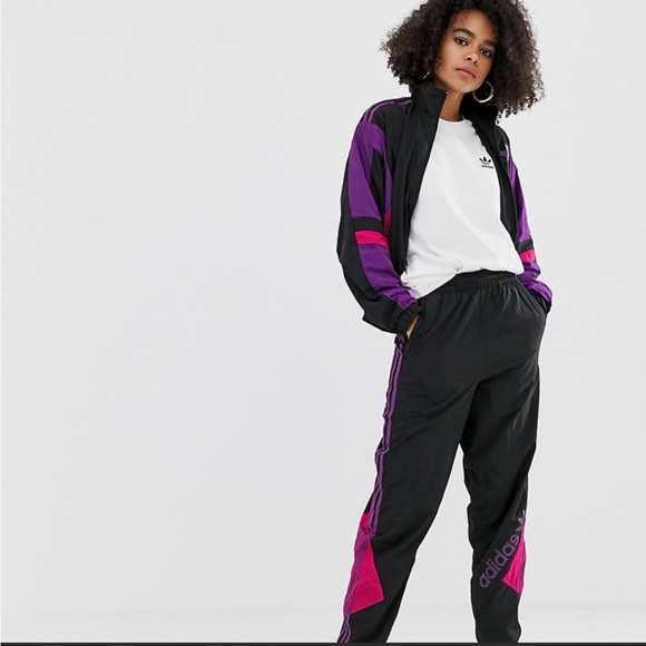 Adidas 90’s Linear Lined Track Retro Pants - Picture 3 of 6